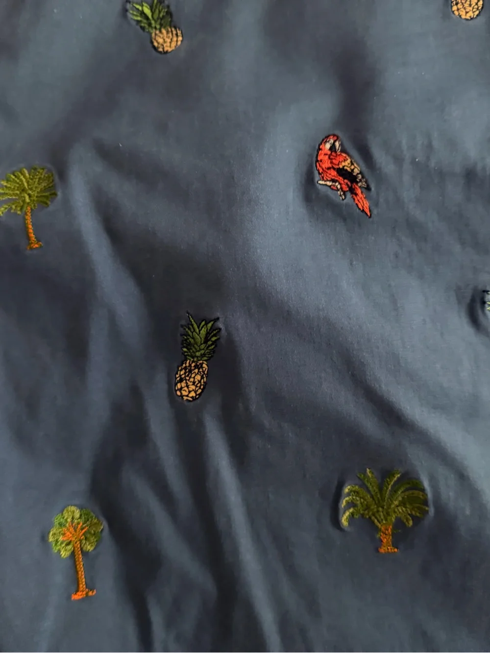 Tommy Bahama mens big & tall  Pineapple & Palm Embroidered Flat Front Shorts